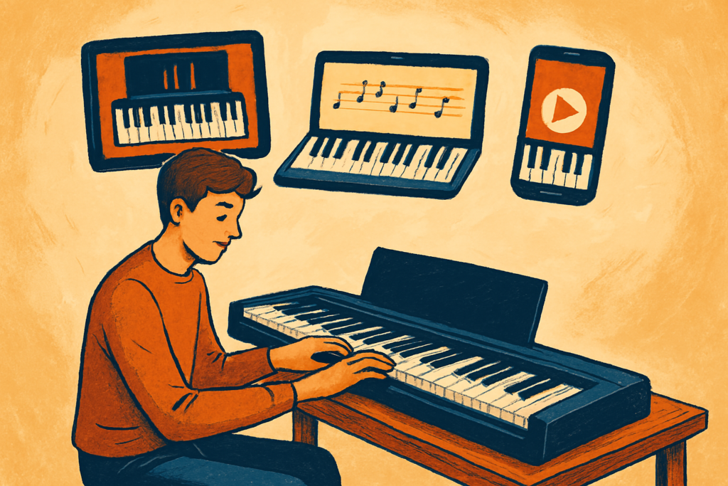 mejores apps para aprender piano